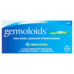 Germoloids Suppositories 24