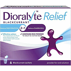Dioralyte Relief Blackcurrant x 6 Sachets