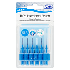 Tepe Interdent Brush Blue 0.6mm