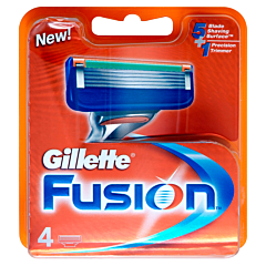Gillette Blade Fusion Razors - 4 Pack
