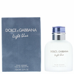 D&g Light Blue Men Eau de Toilette 75ml Spray