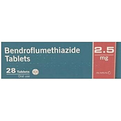 Bendroflumethiazide Tab 2.5mg