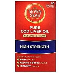 Seven Seas High Strength Pure Cod Liver Oils Caps