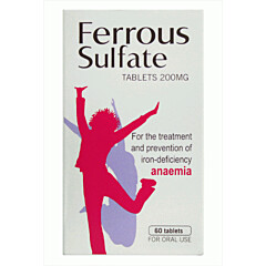 Ferrous Sulphate Tablets 200mg 60 Tablets