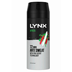 Lynx Africa Aerosol Anti-Perspirant Deodorant