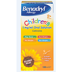 Benadryl for Children Allergy Solution 100ml