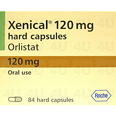 Xenical (Orlistat) 120mg Capsules x 84