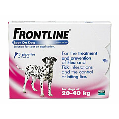 Frontline Spot On Dog Large x 3
