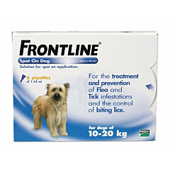 Frontline Spot On Dog Medium x 6