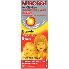 Nurofen for Children Cold, Fever & Pain (Strawberry)