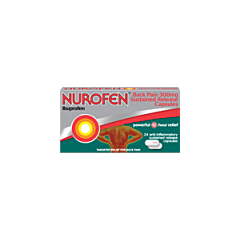 Nurofen Back Pain 300mg Sustained Release Capsules
