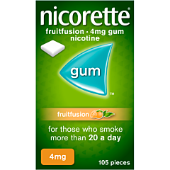 Nicorette Gum Fruit 4mg