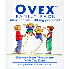 Ovex Threadworm Tablet Family Pack