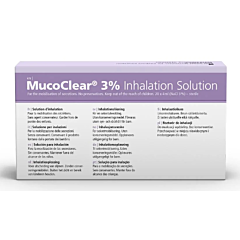 MucoClear 3% Hypertonic Saline Inhalation Solution - 20 x 4ml