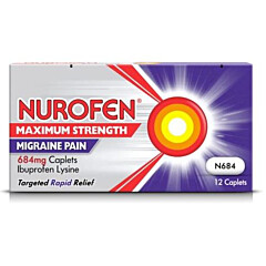 Nurofen Max Strength Migraine Pain 684mg Caplets