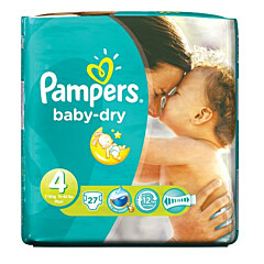 Pampers Baby Dry Size 4 Carry Pack