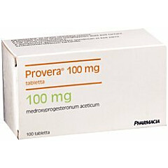 Provera (Medroxyprogesterone Acetate Tablet) 100 mg Tablet