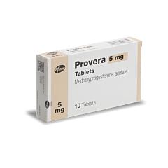 Provera (Medroxyprogesterone acetate) 5mg 