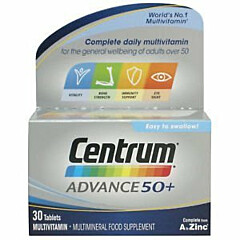Centrum Advance 50+ Multivitamin x 30 Tablets