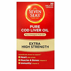 Seven Seas Pure Cod Liver Oil Extra High Strength Caps x 30
