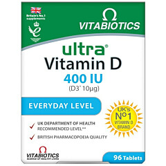 Vitabiotics Ultra Vitamin D 400IU 96 Tablets