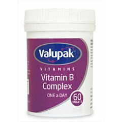 Valupak Vitamin B Complex Tablets Pack of 60