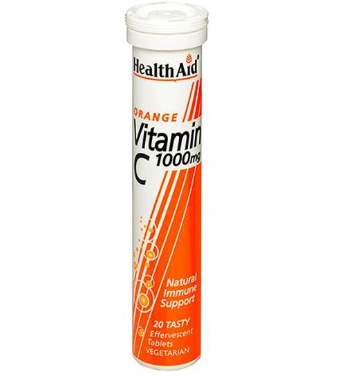 Health Aid Healthaid Vitamin C Effervescent Tablets 20S Orange 1000Mg