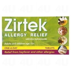 Image of Zirtek Allergy Relief tablets 7 Tabs