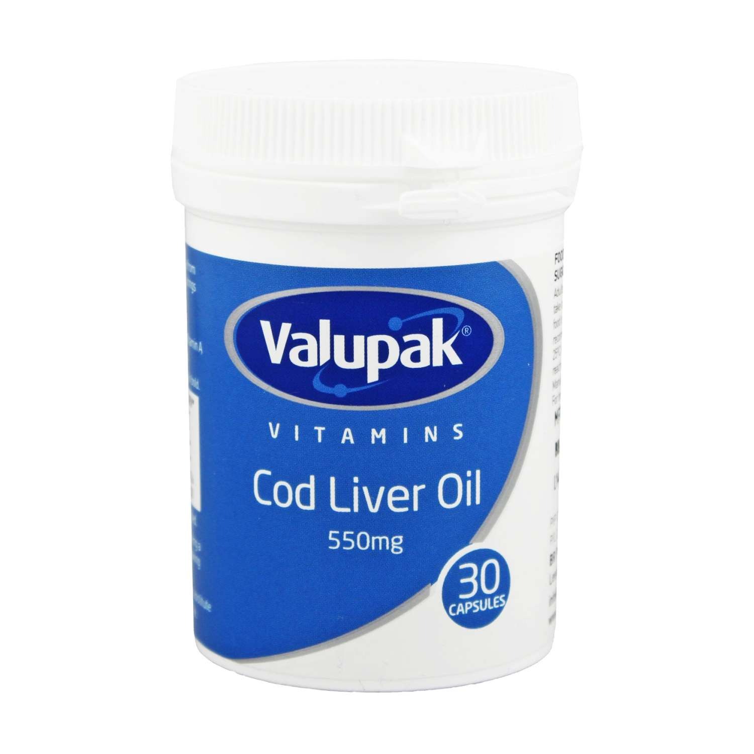 Image of Valupak Cod Liver Oil High Strength Capsules 550mg