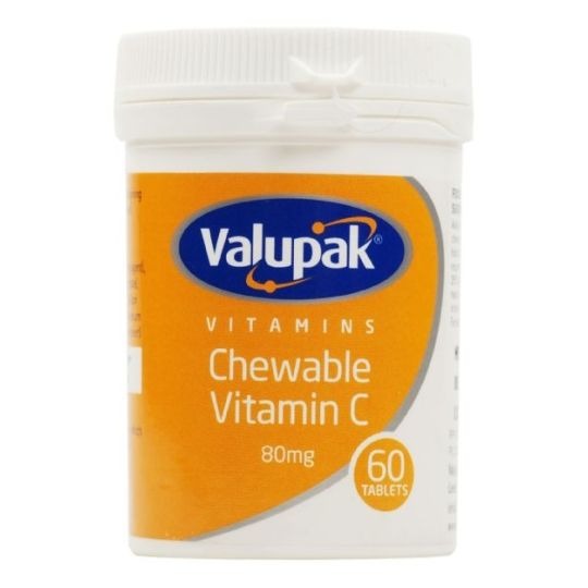 Valupak Vitamin C 60 Tablets 80Mg Kids