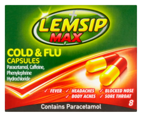 Lemsip Max Capsules X Size 8