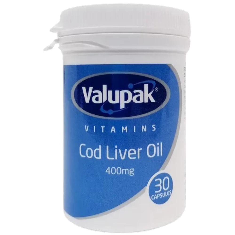 Valupak Cod Liver Oil Caps 30 Caps 400Mg